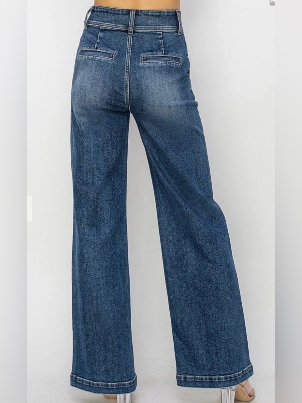 Risen for Social Threads Wide-Leg Trouser Jeans with High Rise - Picture 2 of 13
